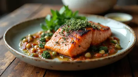 Grilled Cannabis Salmon