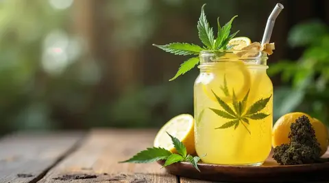 Homemade Cannabis Lemonade