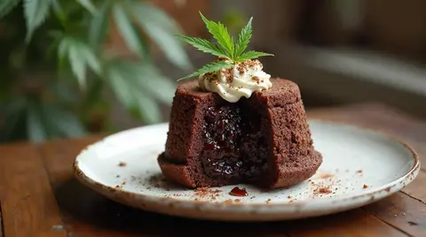 Cannabis Nutella Lava Cake