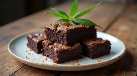 Cannabis Ovomaltine Brownies — Malty & Crispy