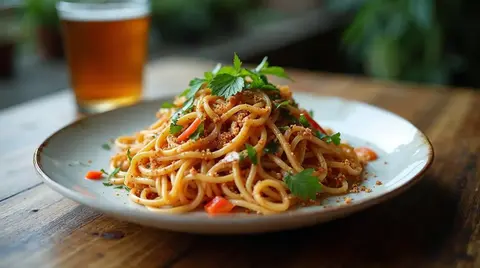 Cannabis Pad Thai Vegan