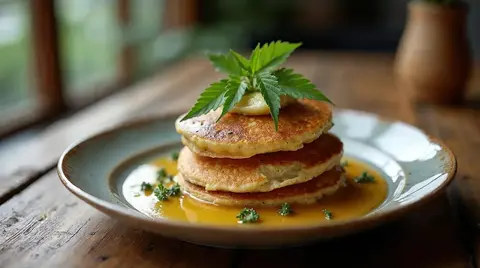 Cannabis Savory Pancakes