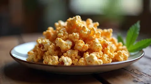 Cannabis Caramel Popcorn