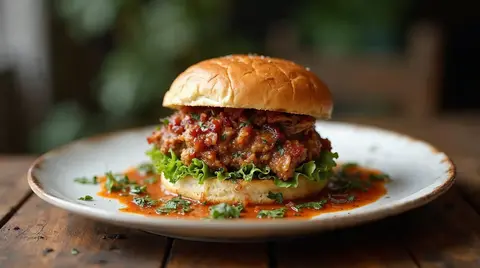 Cannabis Pulled Pork Sandwich