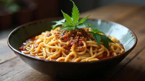 Homemade Cannabis Ramen