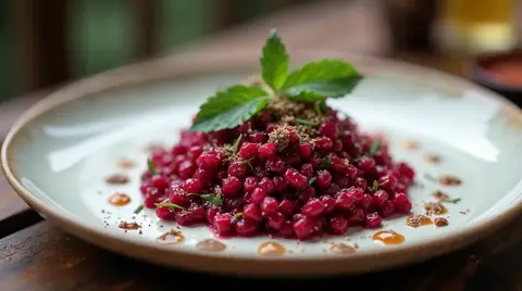 Cannabis Beet Risotto