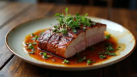 Cannabis Grilled Pork Belly