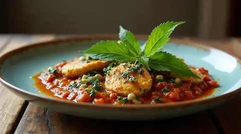 Green Cannabis Shakshuka