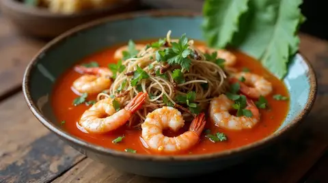 Cannabis Tom Yum Shrimp