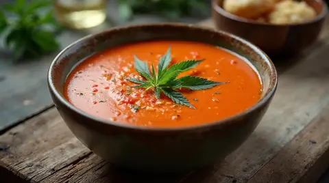 Cannabis Tomato Cream Soup