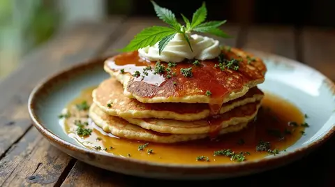 Vegan Cannabis Pancakes