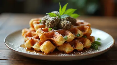Cannabis Waffles