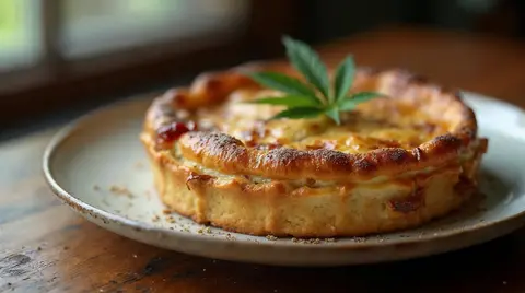 Cannabis Onion Pie