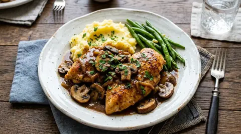 Cannabis Chicken Marsala