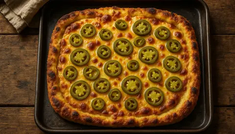 Cannabis Chili Cheese Dumpling Pizza