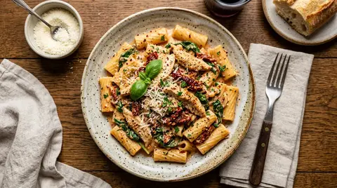 Cannabis Creamy Tuscan Pasta