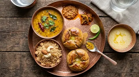 Cannabis Dal Baati Churma