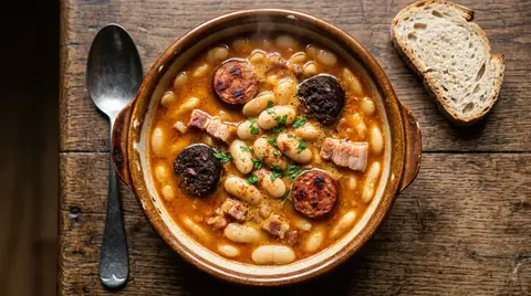 Cannabis Asturian Bean Stew