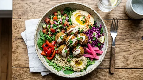 Cannabis Falafel Bowl