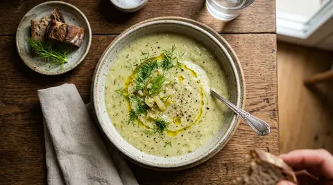 Cannabis Fennel Cream Soup