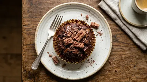 Cannabis Flake Chocolate Muffins