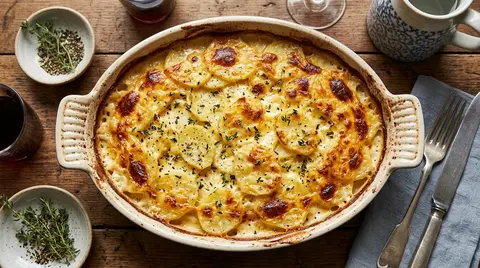 Cannabis Potato Gratin Dauphinois