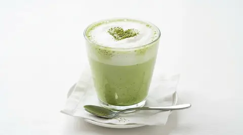 Cannabis Green Tea Latte