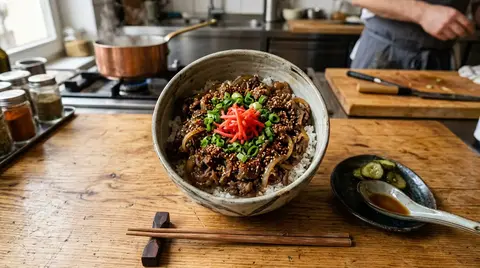 Cannabis Beef Gyudon