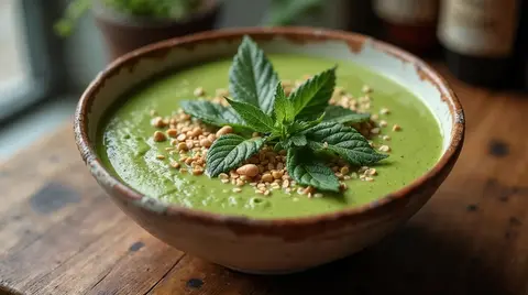 Matcha Smoothie Bowl Cannabis