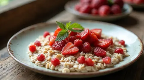 Strawberry Overnight Oats Cannabis