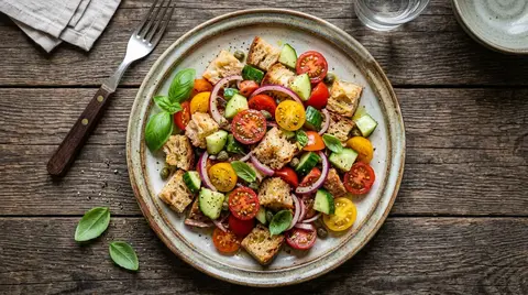 Cannabis Panzanella Salad