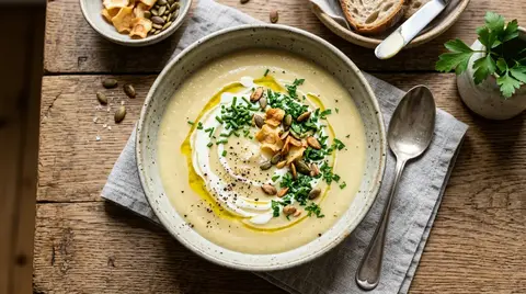 Cannabis Parsnip Pear Soup