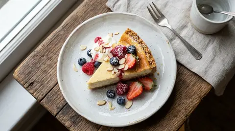 Cannabis Quark Cheesecake