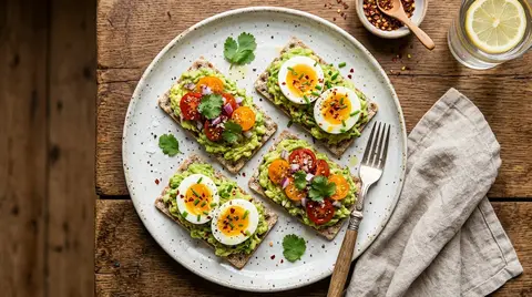 Cannabis Ryvita Avocado Toast