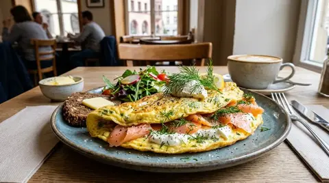 Salmon Omelet Cannabis