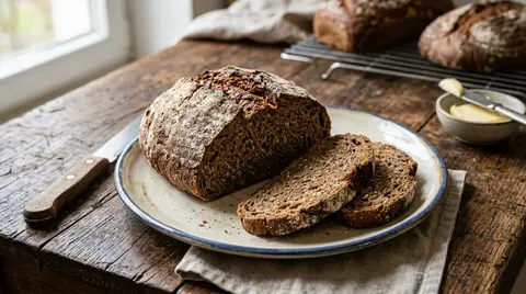 Cannabis Dark Rye Bread
