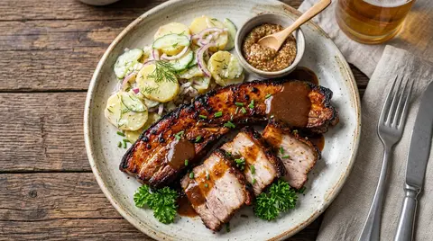 Cannabis Pork Belly Asian Style