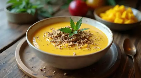 Mango Smoothie Bowl Cannabis