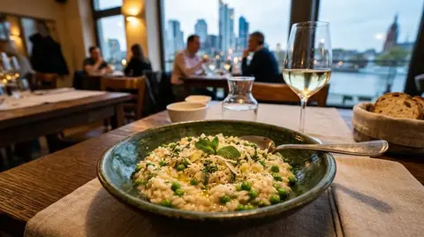 Vegan Pea Risotto