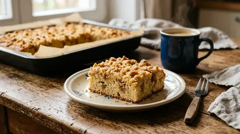 Cannabis Crumb Cake