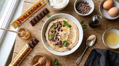 Cannabis Toblerone Honey-Almond Mousse