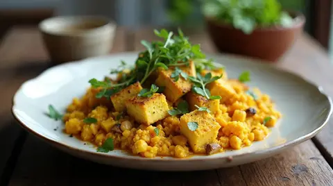 Turmeric Tofu Scramble