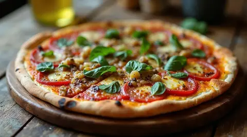 Vegan Vegetable Pizza