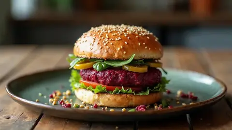 Vegan Beet Burger