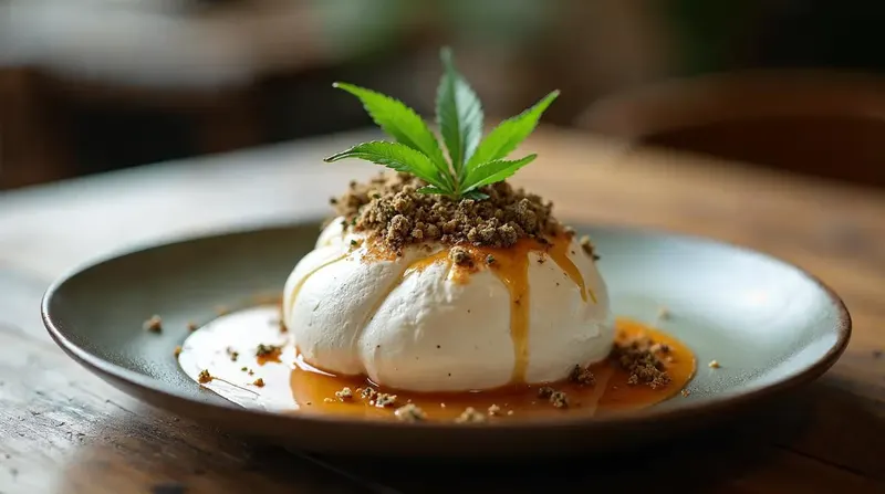 Cannabis Pavlova